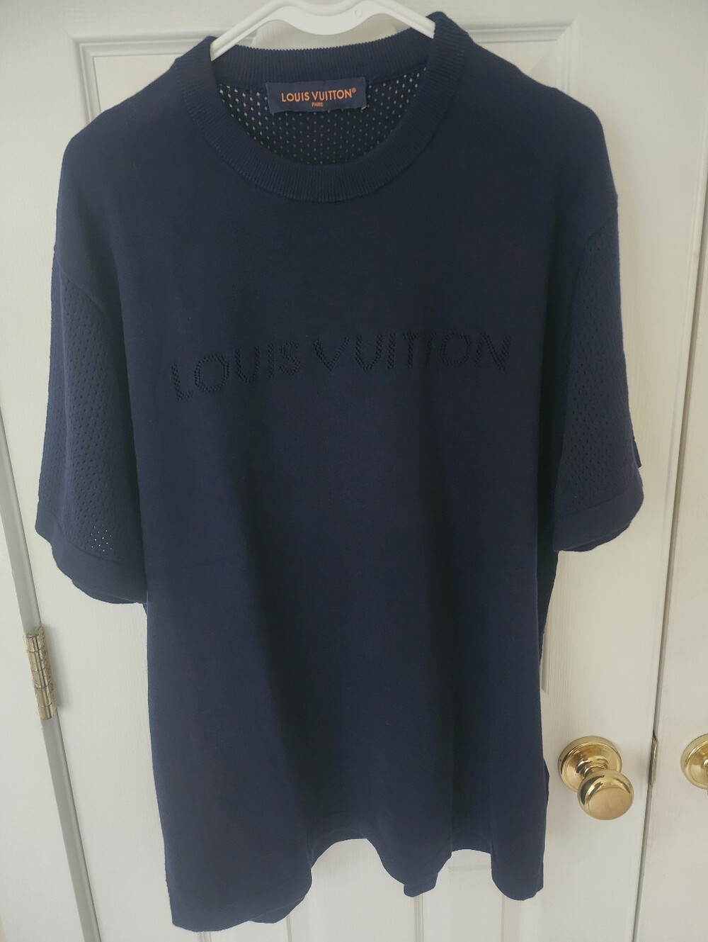 Louis Vuitton Crewneck Cashmere Cotton T-Shirt - Picture 5 of 16